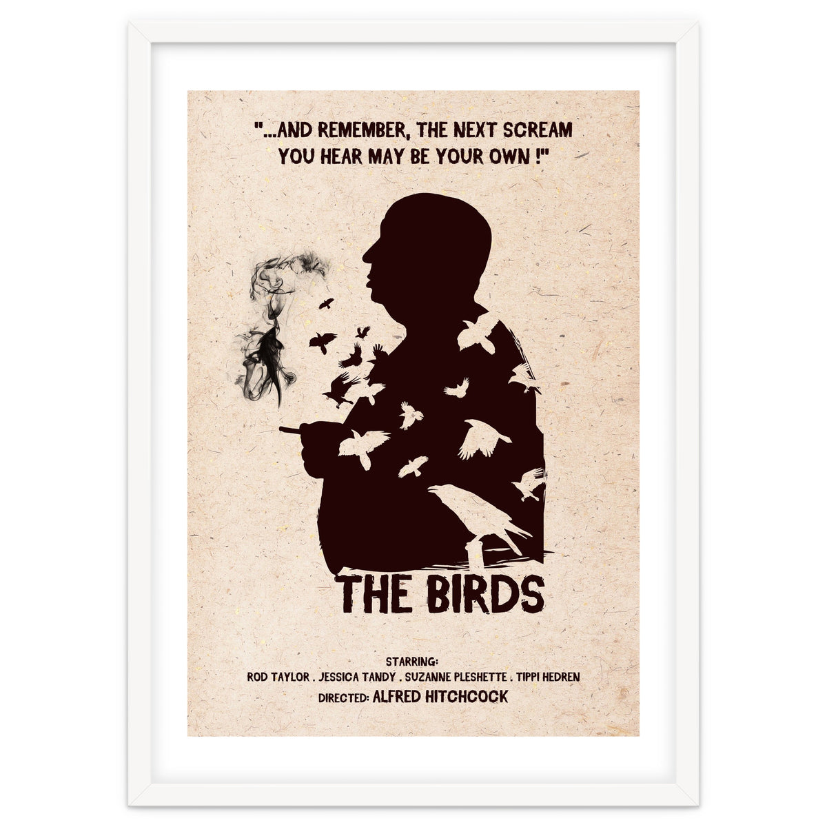 Hitchcock The Birds movie poster