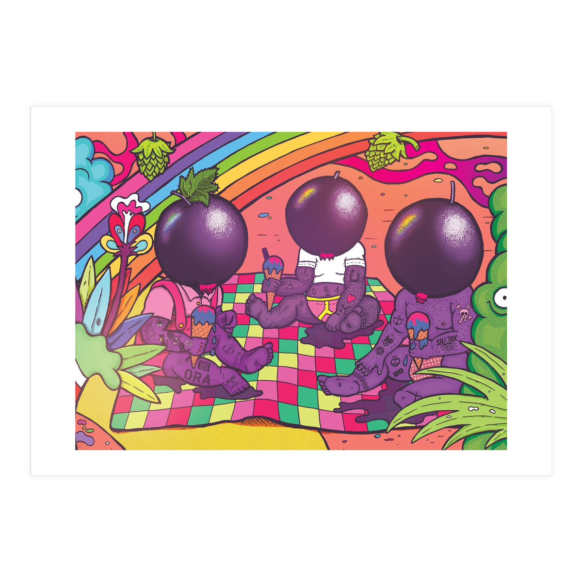 Blackcurrant Sor-Bae Fruited Sour Beer 4.5% Abbeydale x ORA Brewery (Print Only)