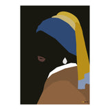 Girl with a Pearl Earring Minimalist (Print Only) thumbnail