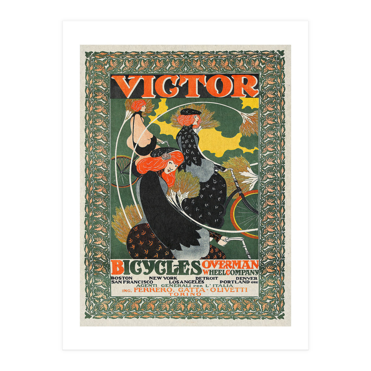 Victor Bicycles Advertisment (Print Only)