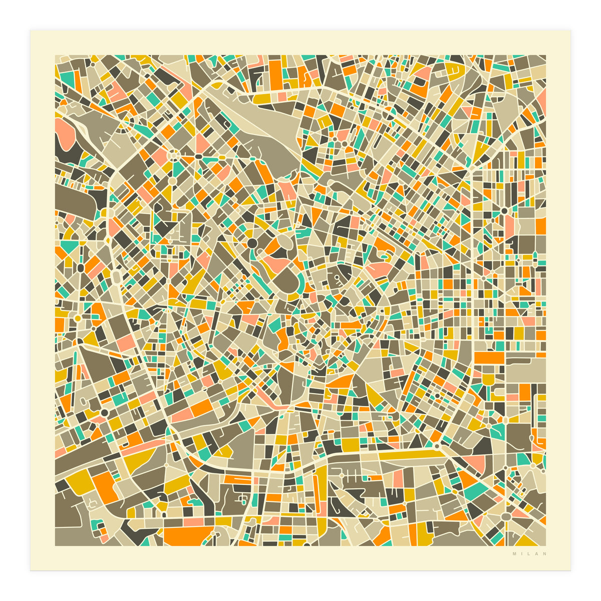 MILAN MAP (Print Only)