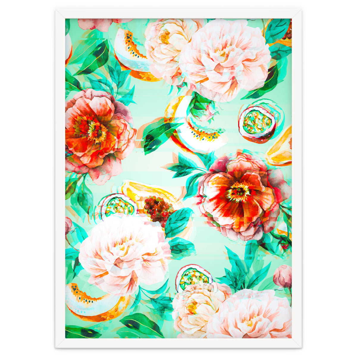 Tropical flowery fruit glitch