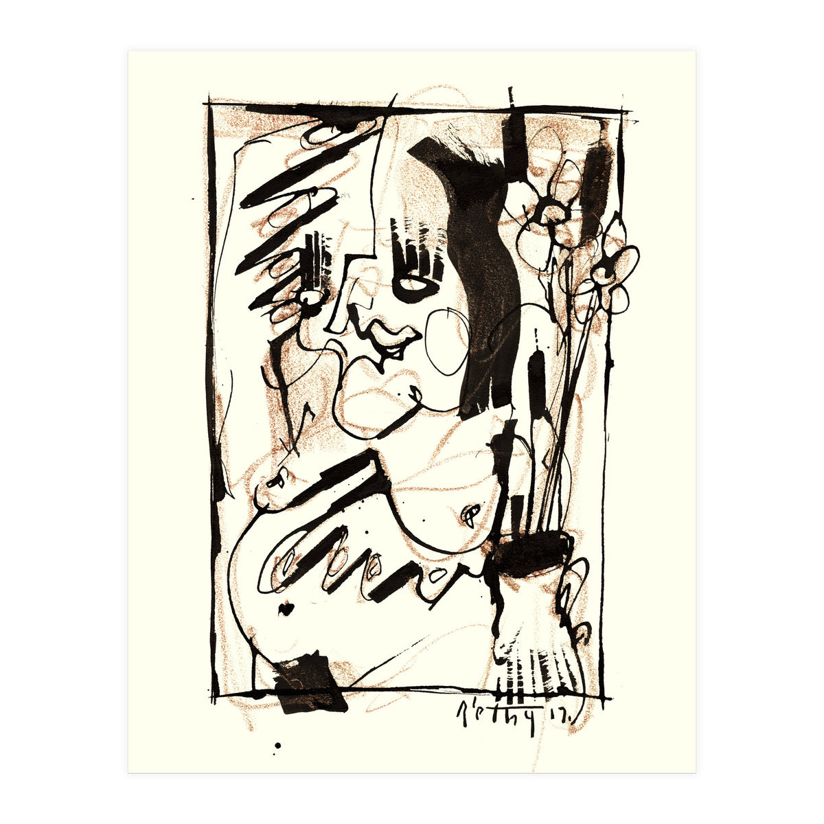 Old Flowers (Print Only)