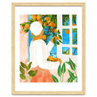 A Few Bad Oranges Is No Reason Not To Bring The Grove Home | Boho Botanical Garden Painting