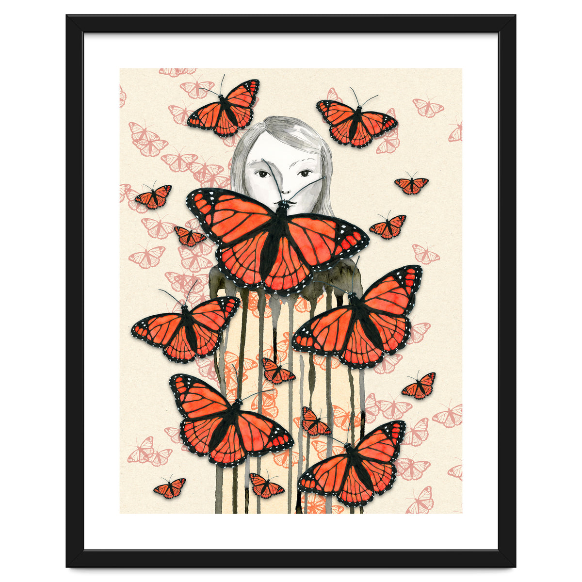 Surrounded by butterflies