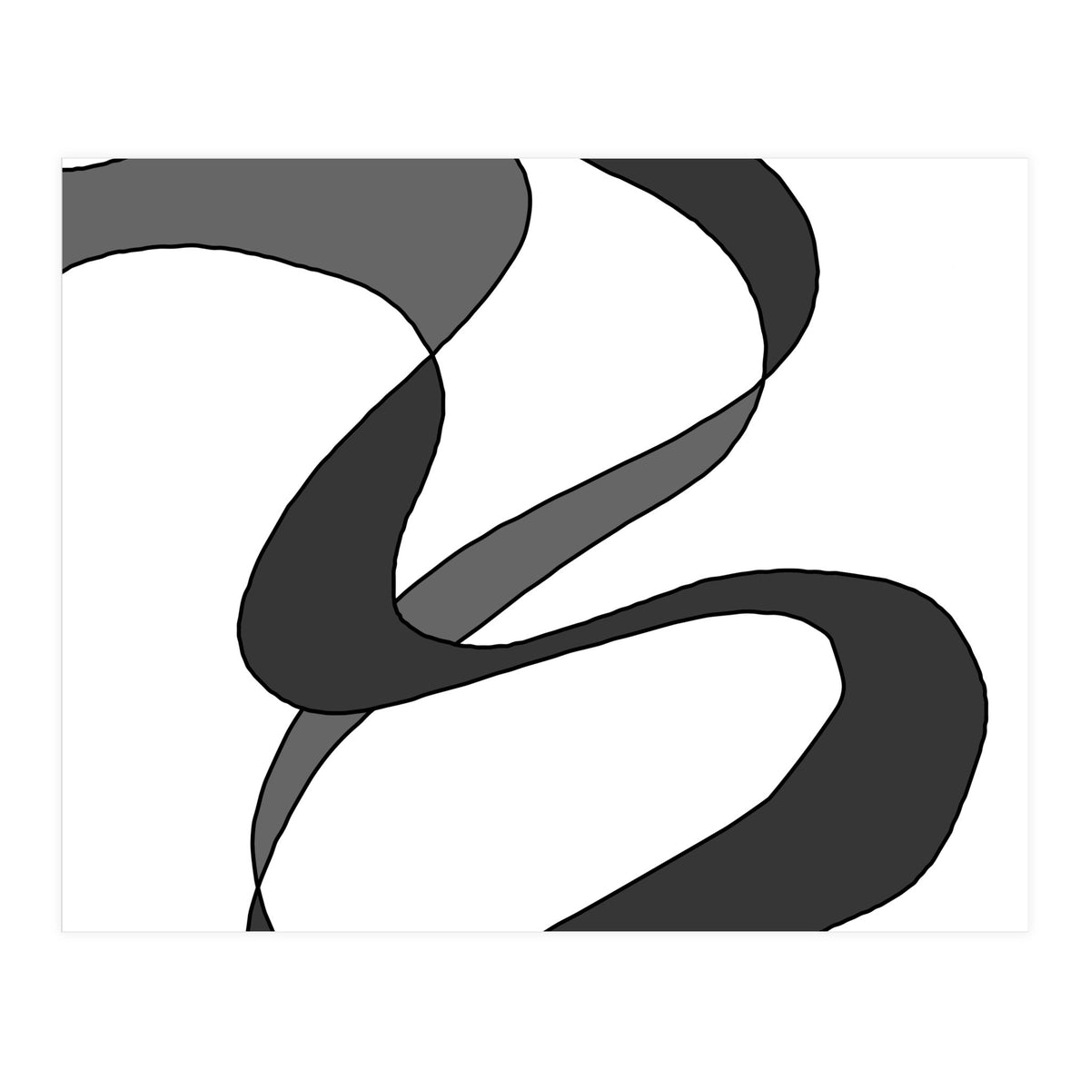 Grey Waves 2 (Print Only)