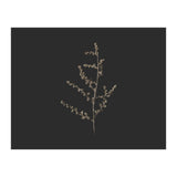 Dainty Botanicals in Gold and Black - Square (Print Only) thumbnail