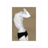 Untitled #41 - Man in black shorts (Print Only) thumbnail