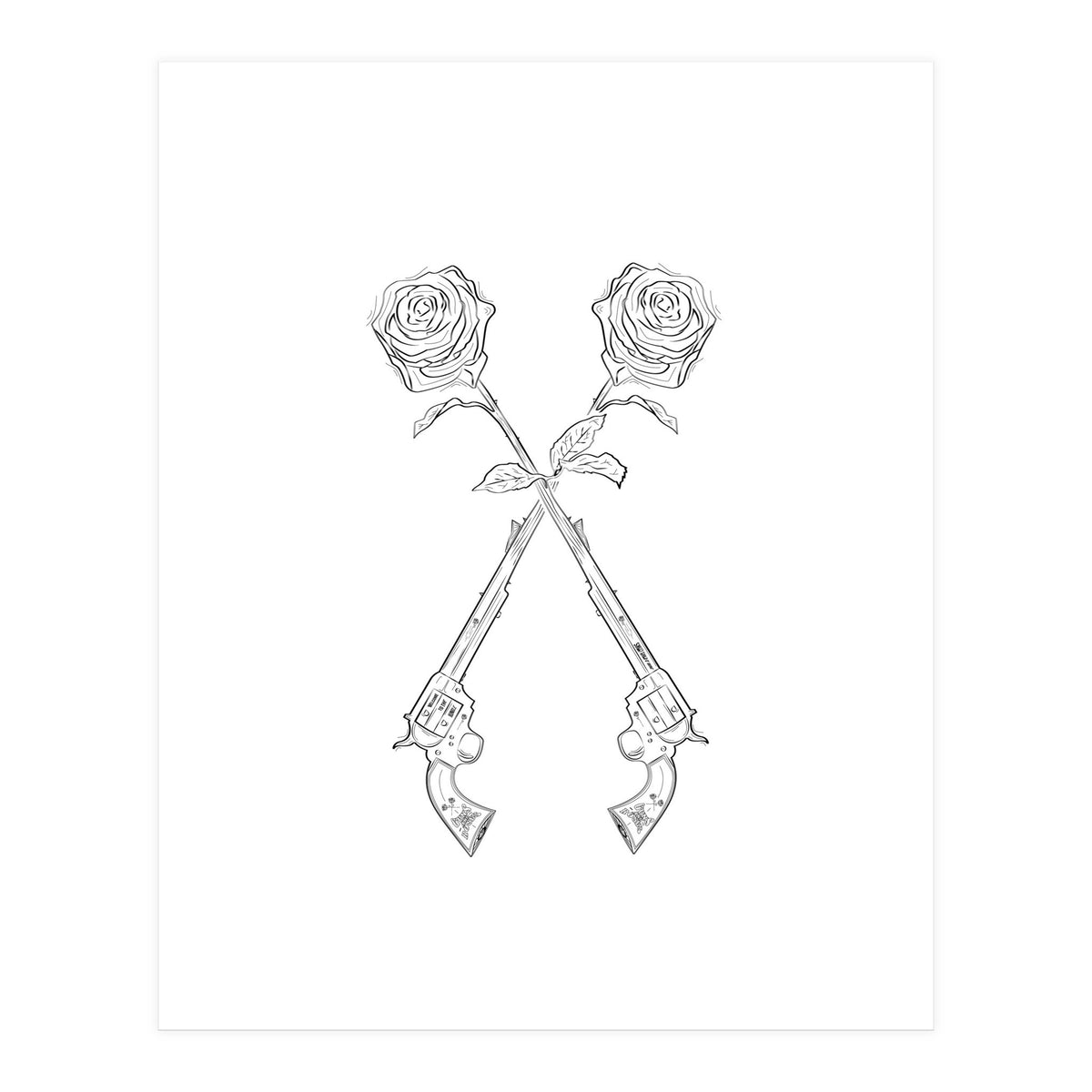 Guns Roses (Print Only)