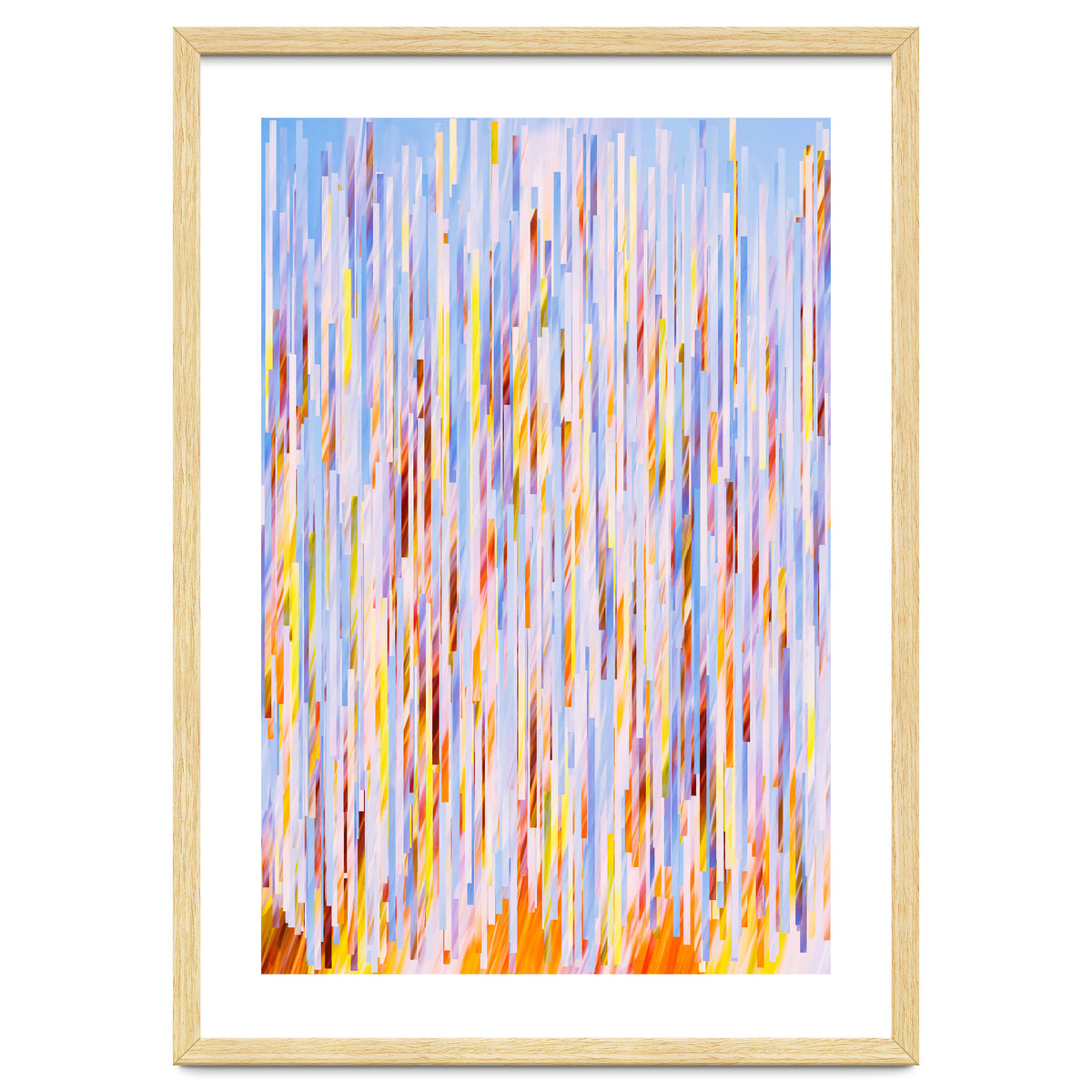 Urban Living | Abstract Geometric Shapes Digital Painting | eclectic Modern Contemporary Boho Chic