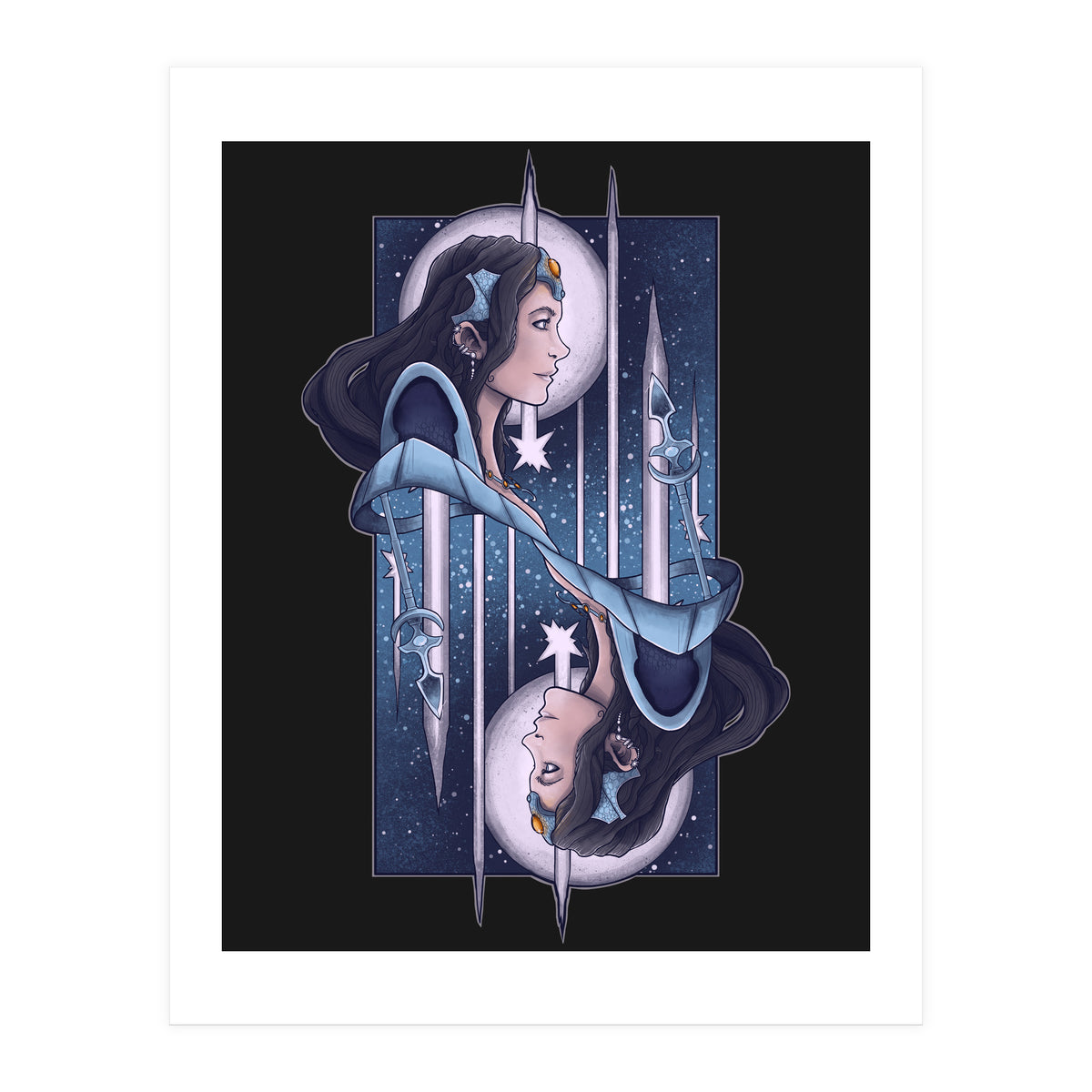 Moon's Priestess (Print Only)