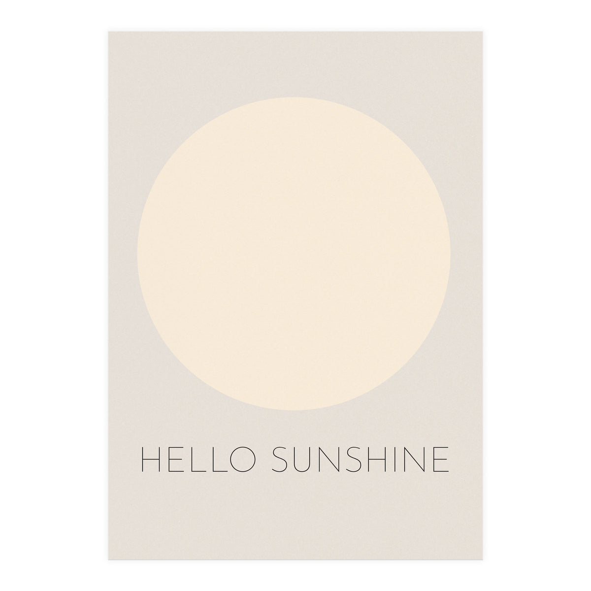 Hello Sunshine (Print Only)