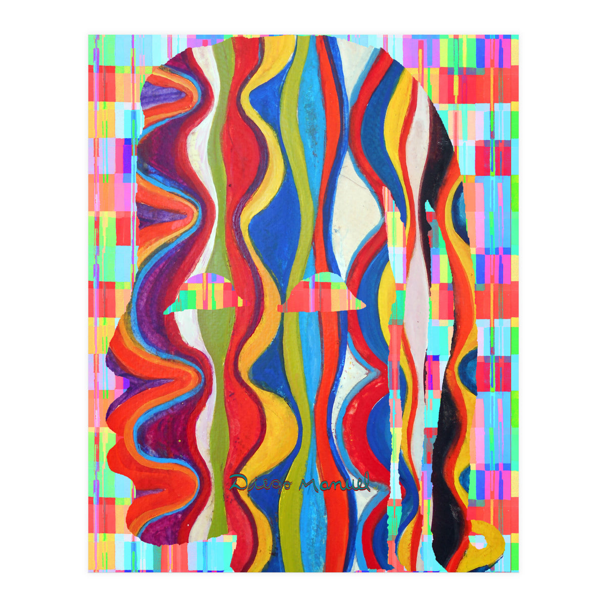 Abstracto Pop Nuevo B Nuevo 12 (Print Only)
