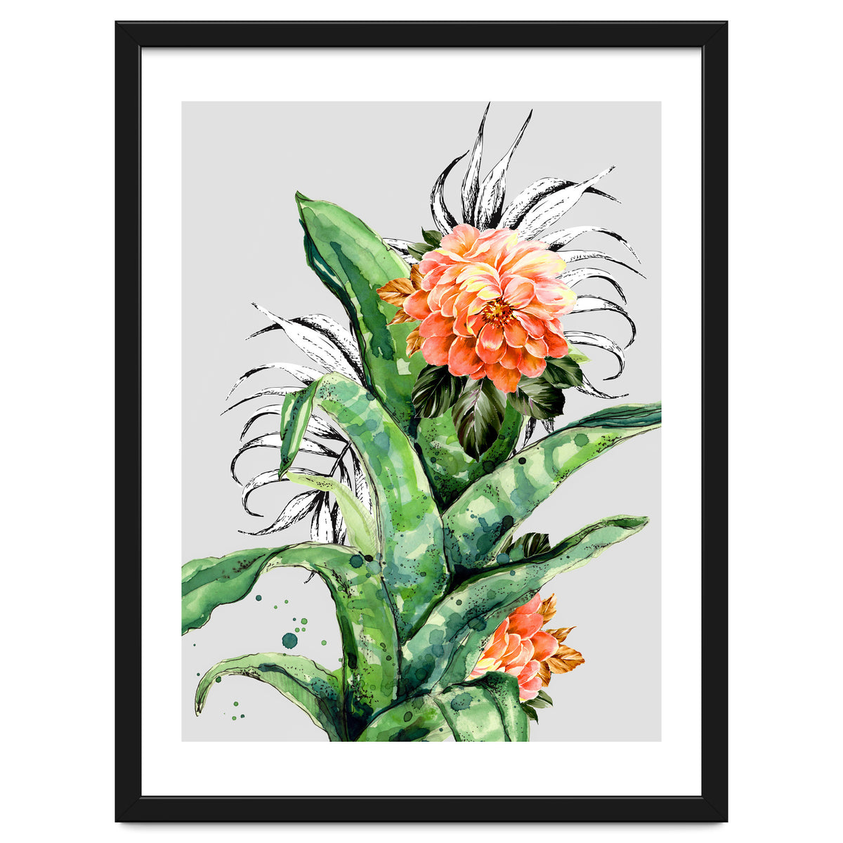 Collage of florid nature