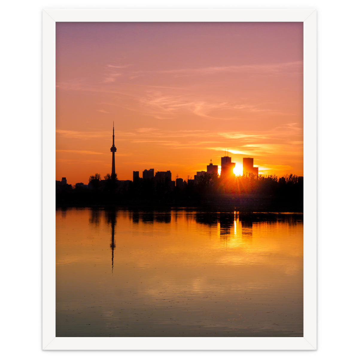 Leslie Street Spit Toronto Canada Sunset
