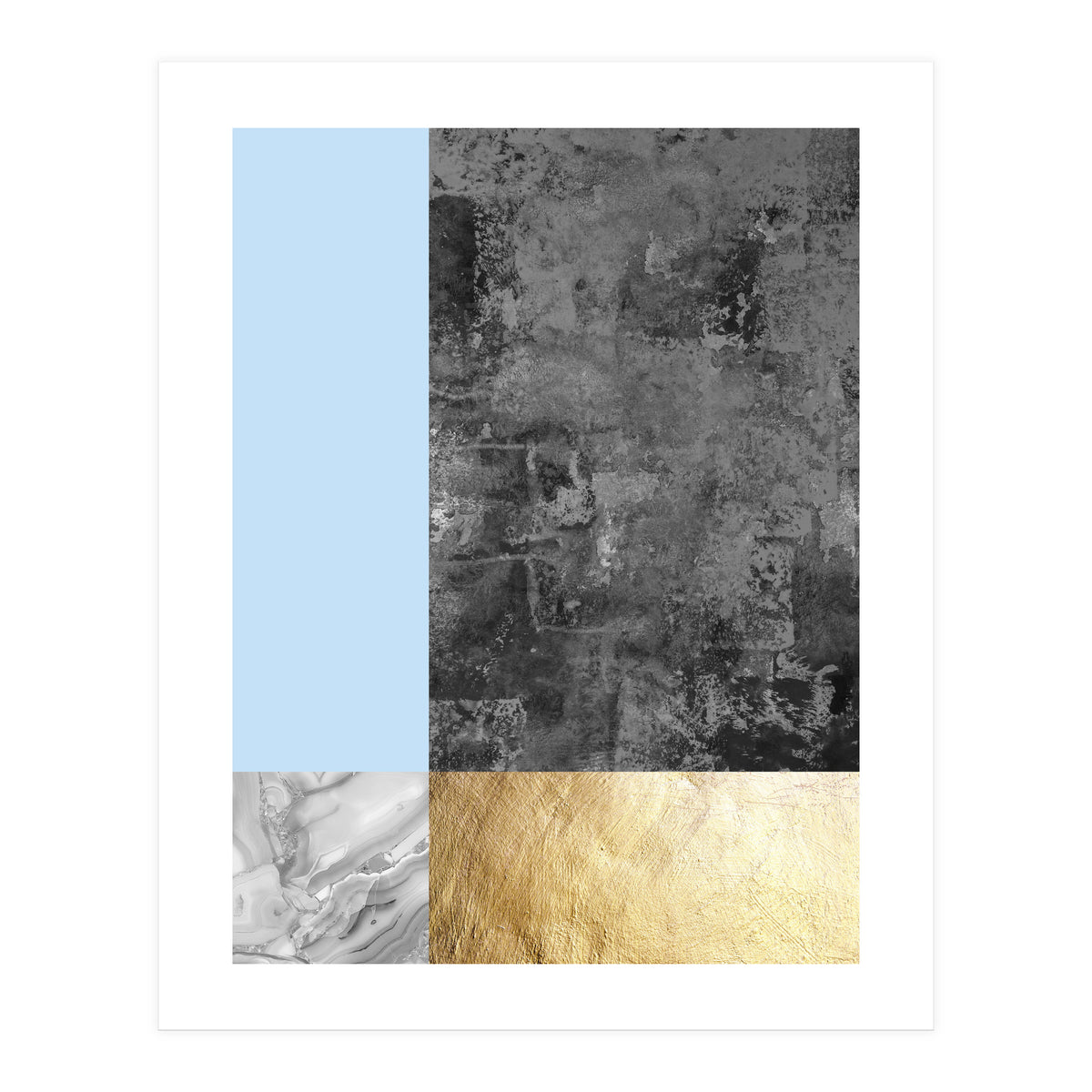 Geometric and golden III (Print Only)