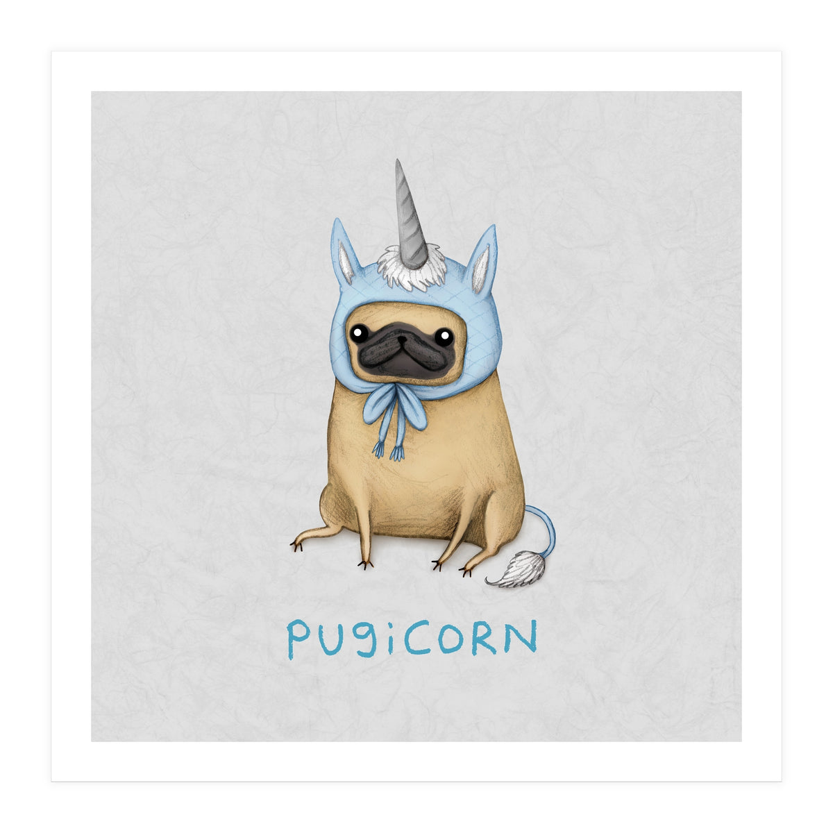 Pugicorn Fawn (Print Only)