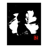 Black gesiha in white (Print Only) thumbnail