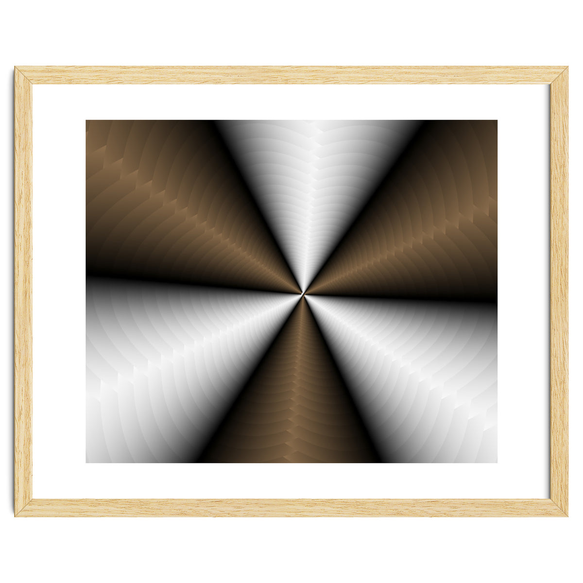 Brown Color Modern Interior Art