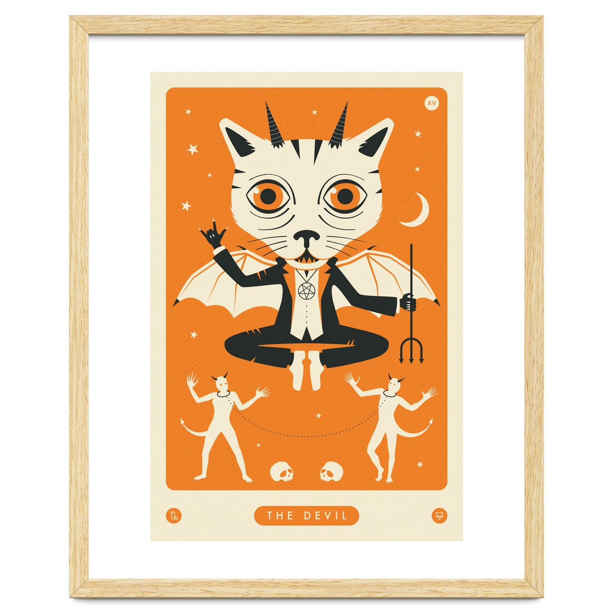 TAROT CARD CAT: THE DEVIL