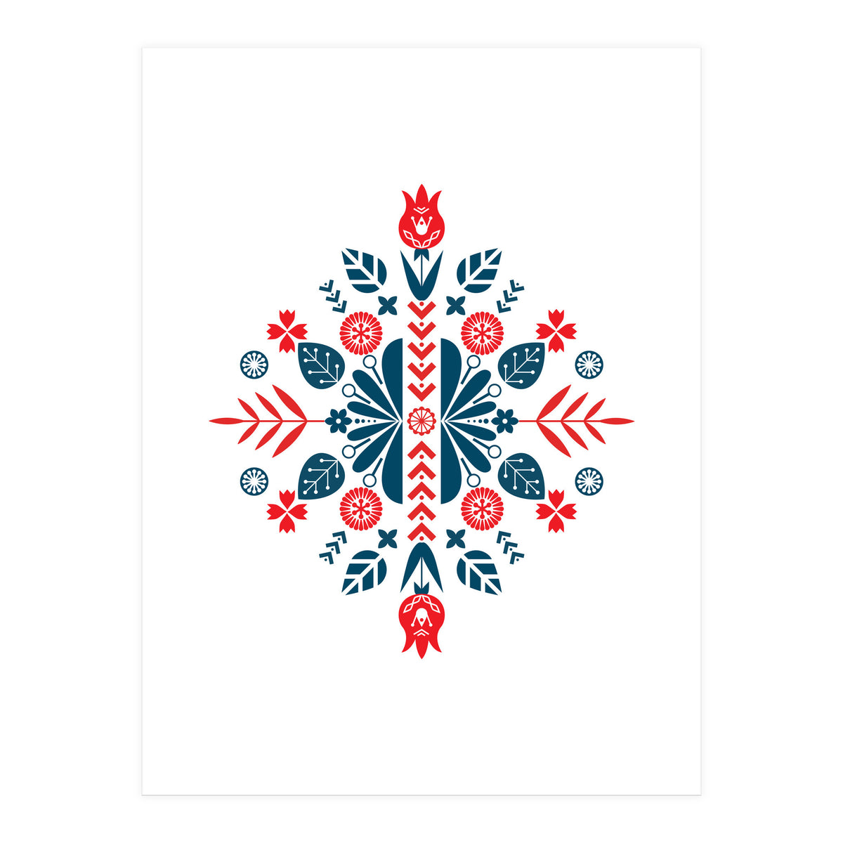 Scandinavian Folk Patterns  (Print Only)