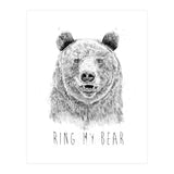 Ring My Bear (bw) (Print Only) thumbnail