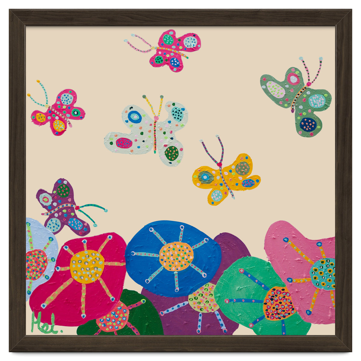 Butterflies Garden (pink)