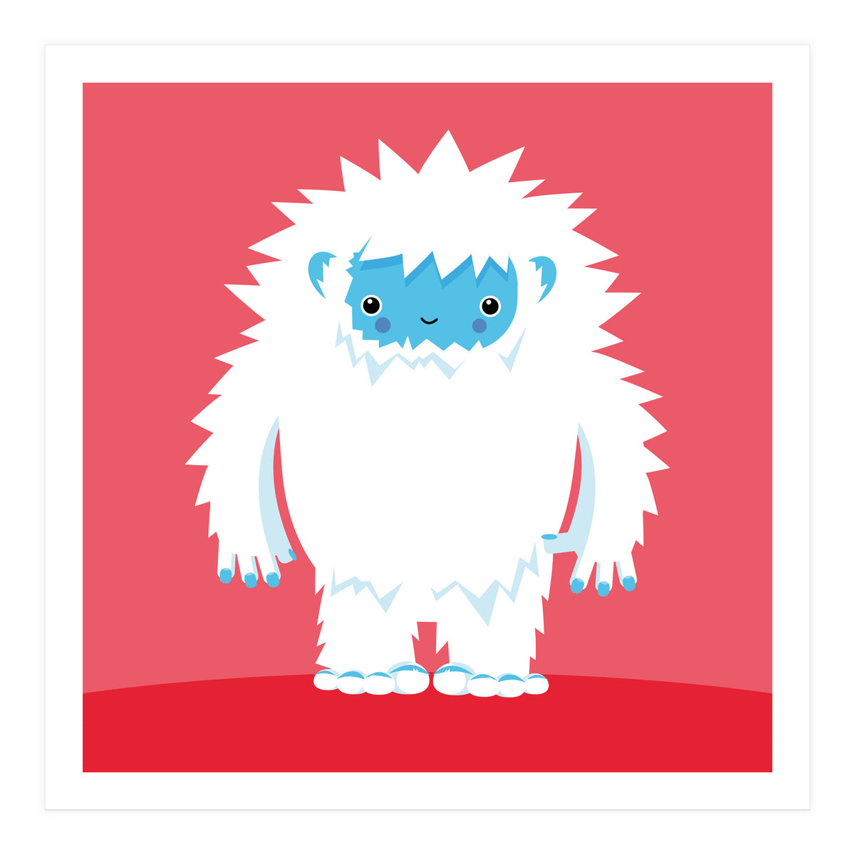 Big Hugs Kawaii Yeti (Print Only)
