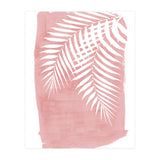 Palm Leaves On Pink (Print Only) thumbnail