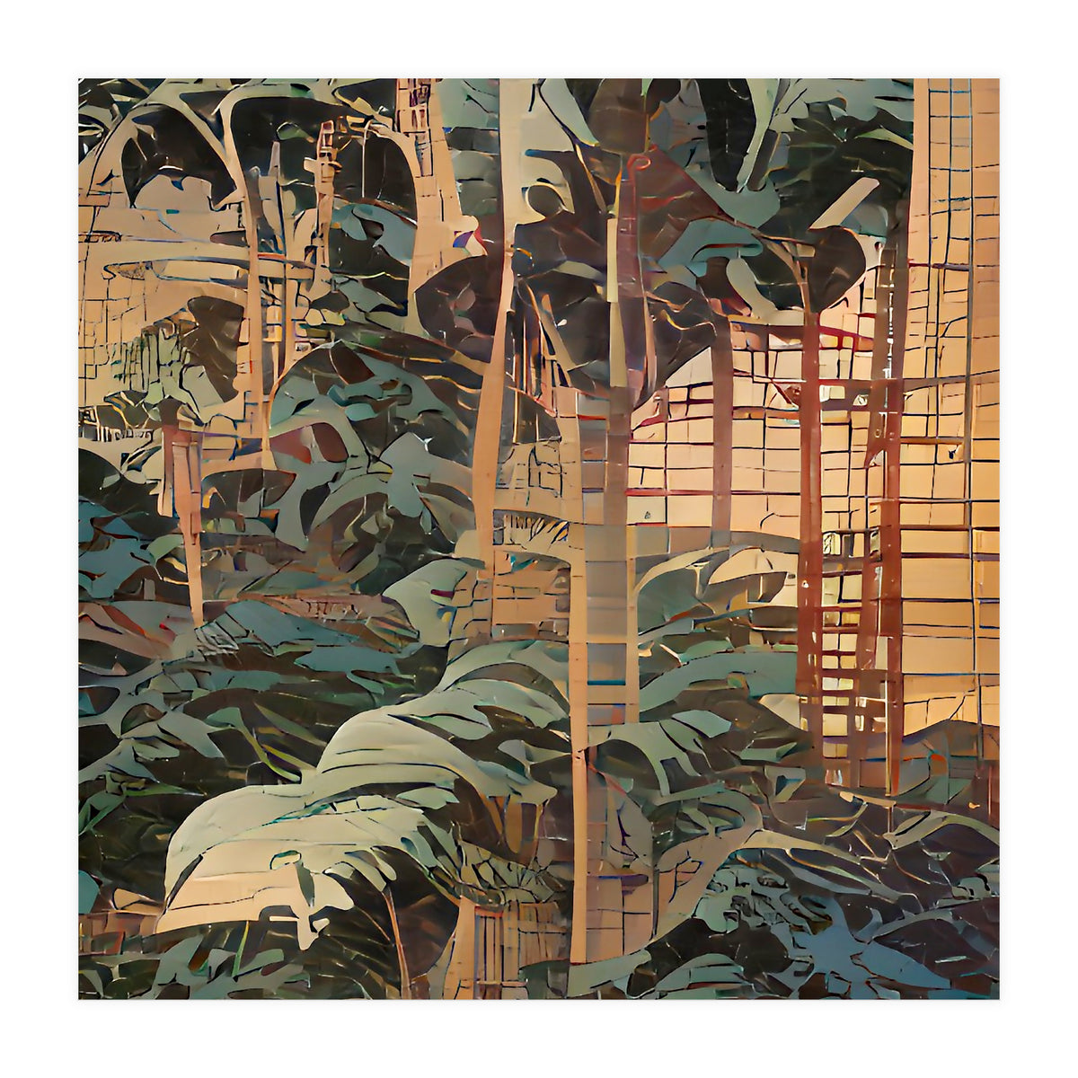 TROPICAL FOREST no4-B - UKIYO-e (Print Only)