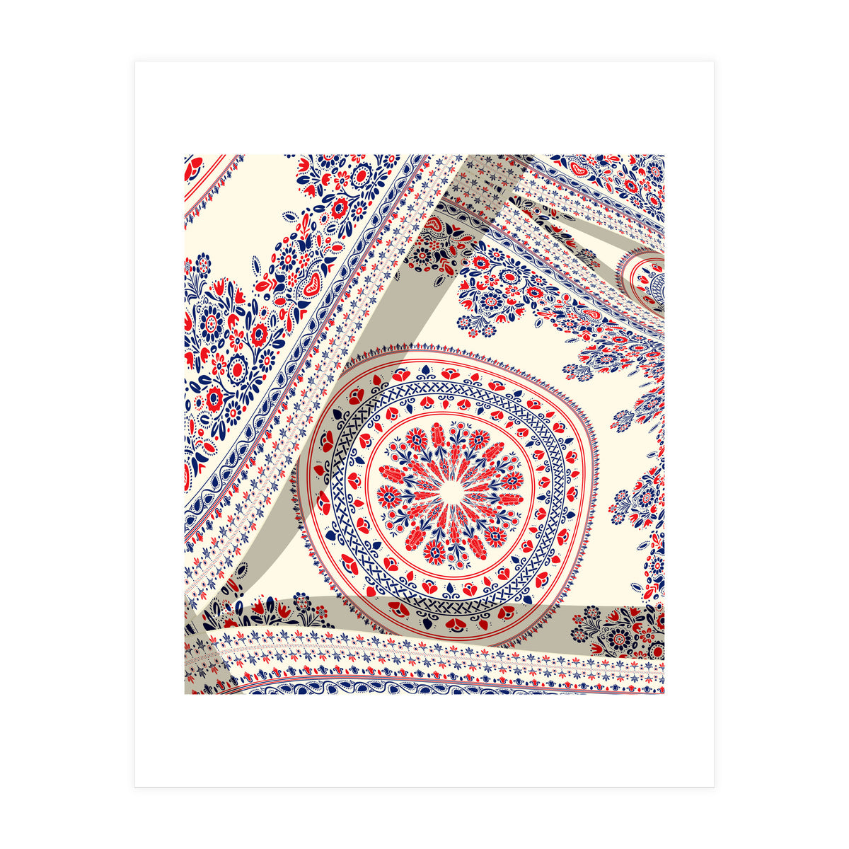 Romanian embroidery background 40 (Print Only)