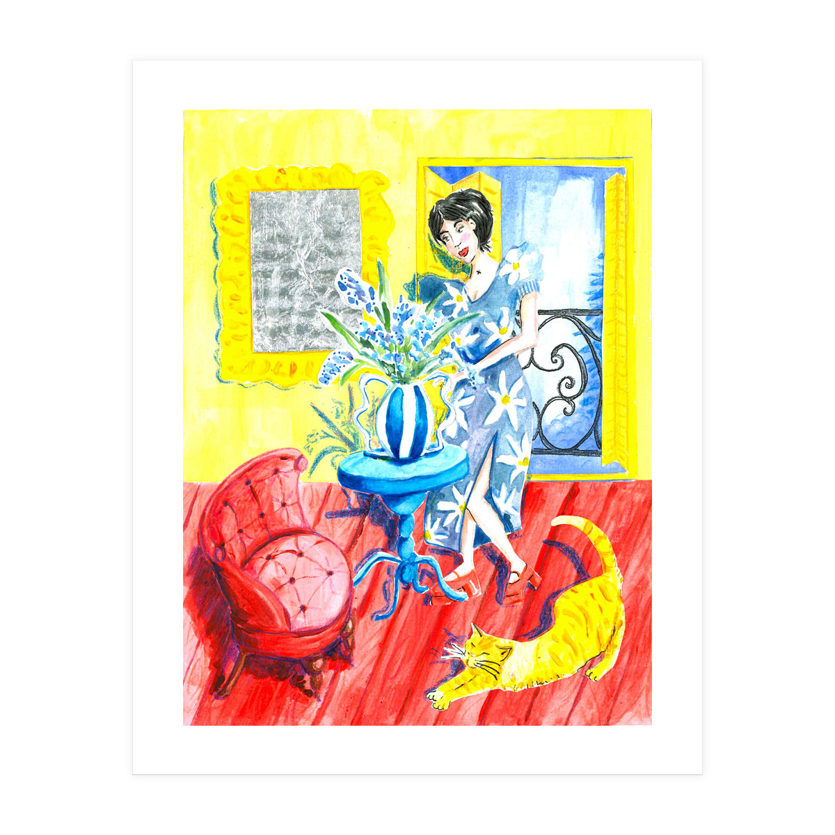 Fanny In The Living Room (Print Only)