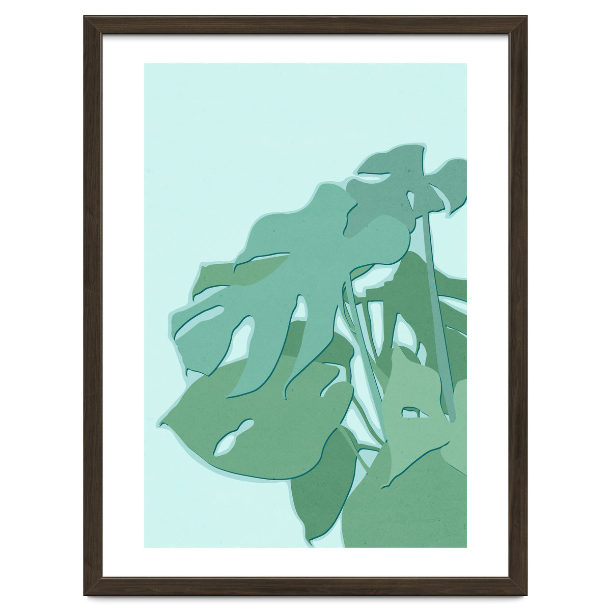 Minimal Monstera Leaves - Greener Eden