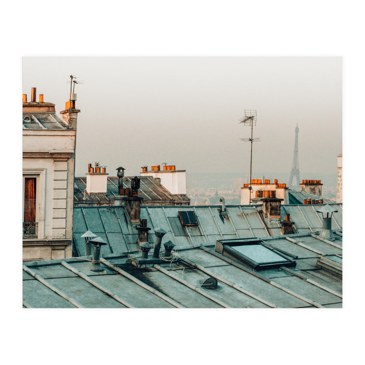Paris Rooftop #1  (Print Only)