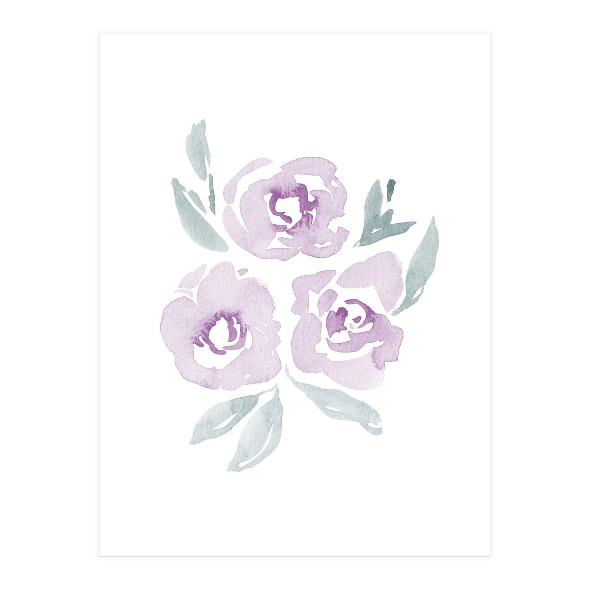 Wild Roses | Sage & Mauve (Print Only)