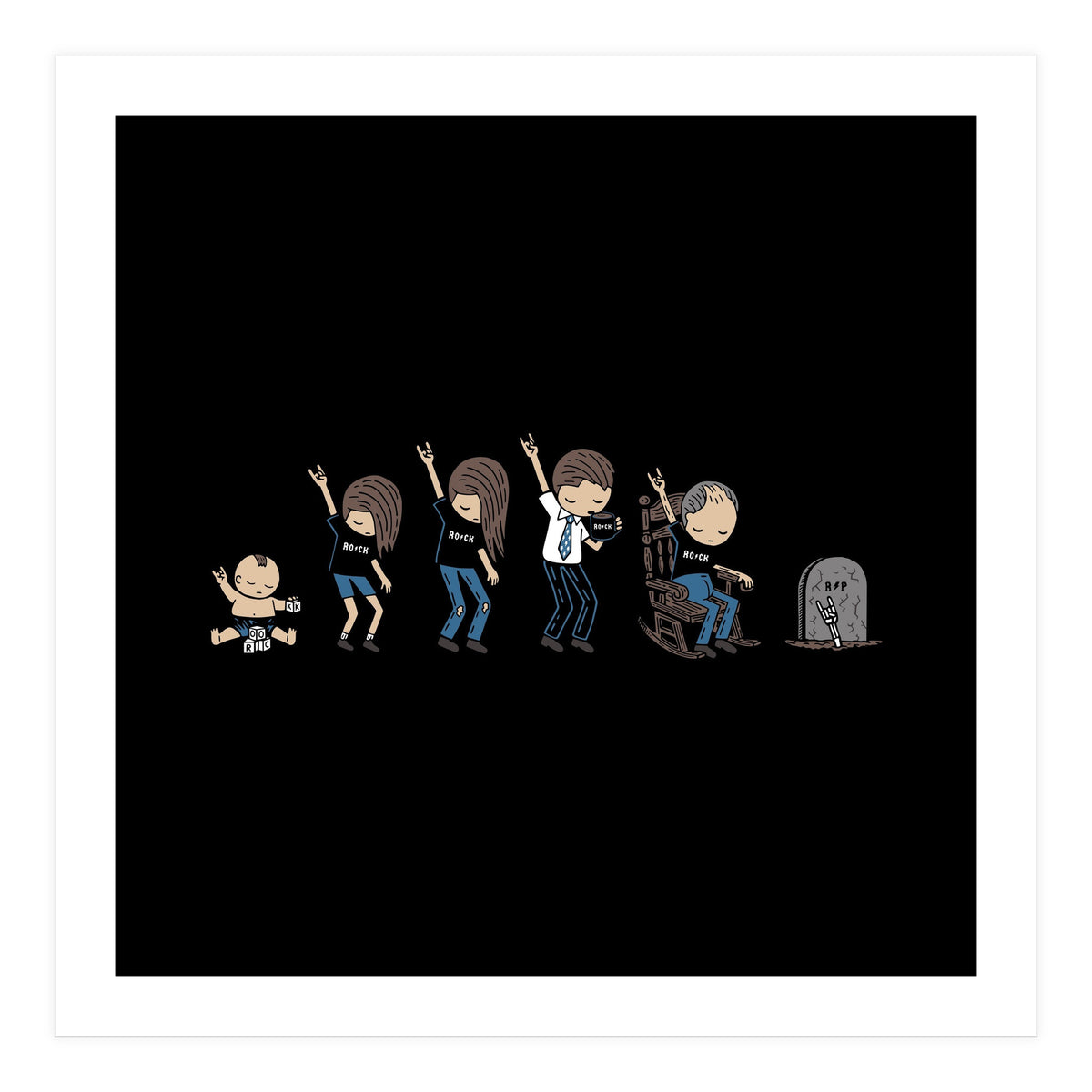 Rock Of Stages (Print Only)