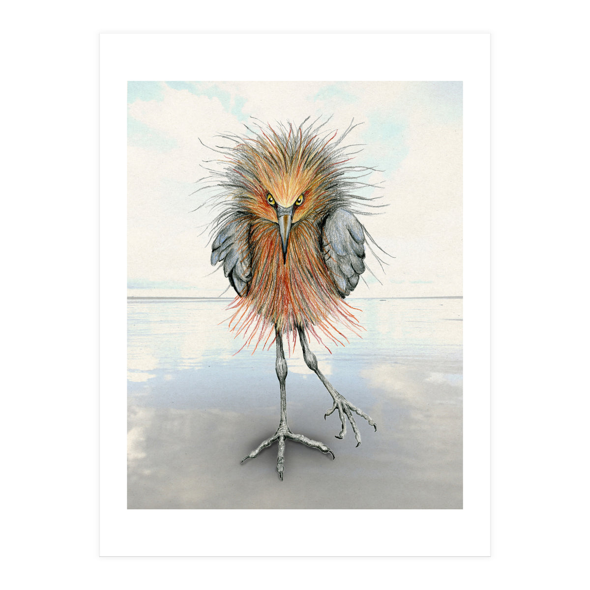 Reddish Egret (Print Only)
