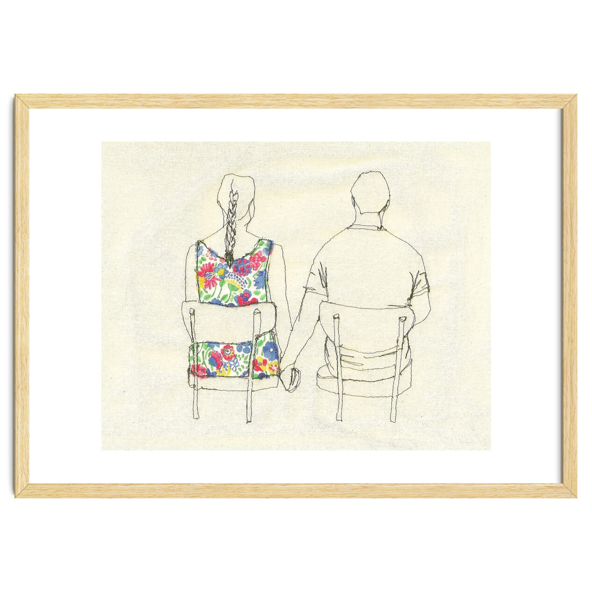 Colourful Couple Print