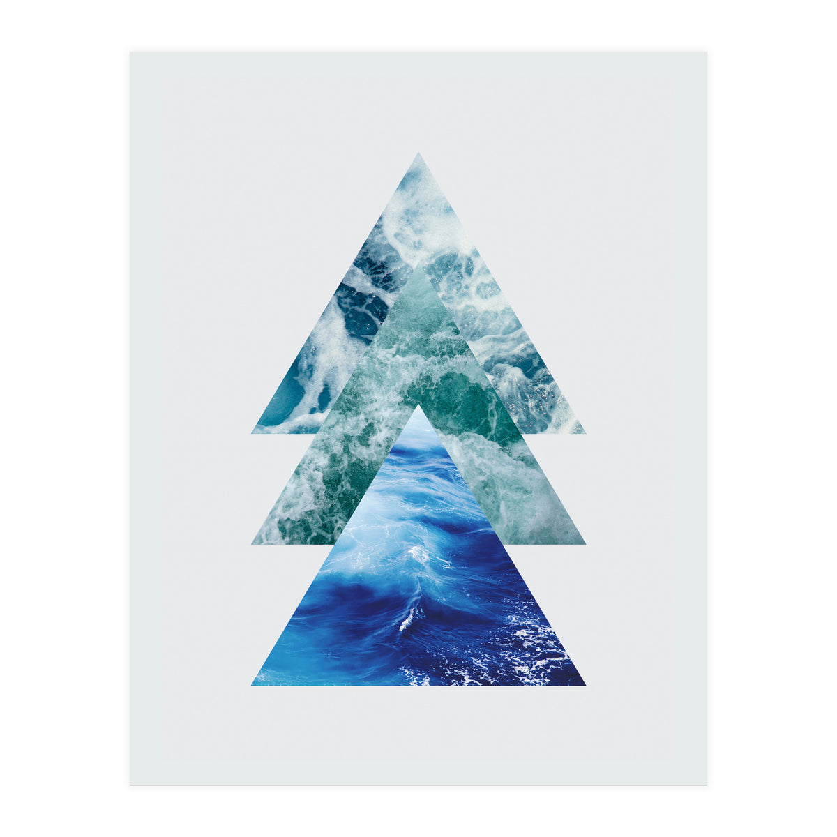 Ocean Triangles (Print Only)