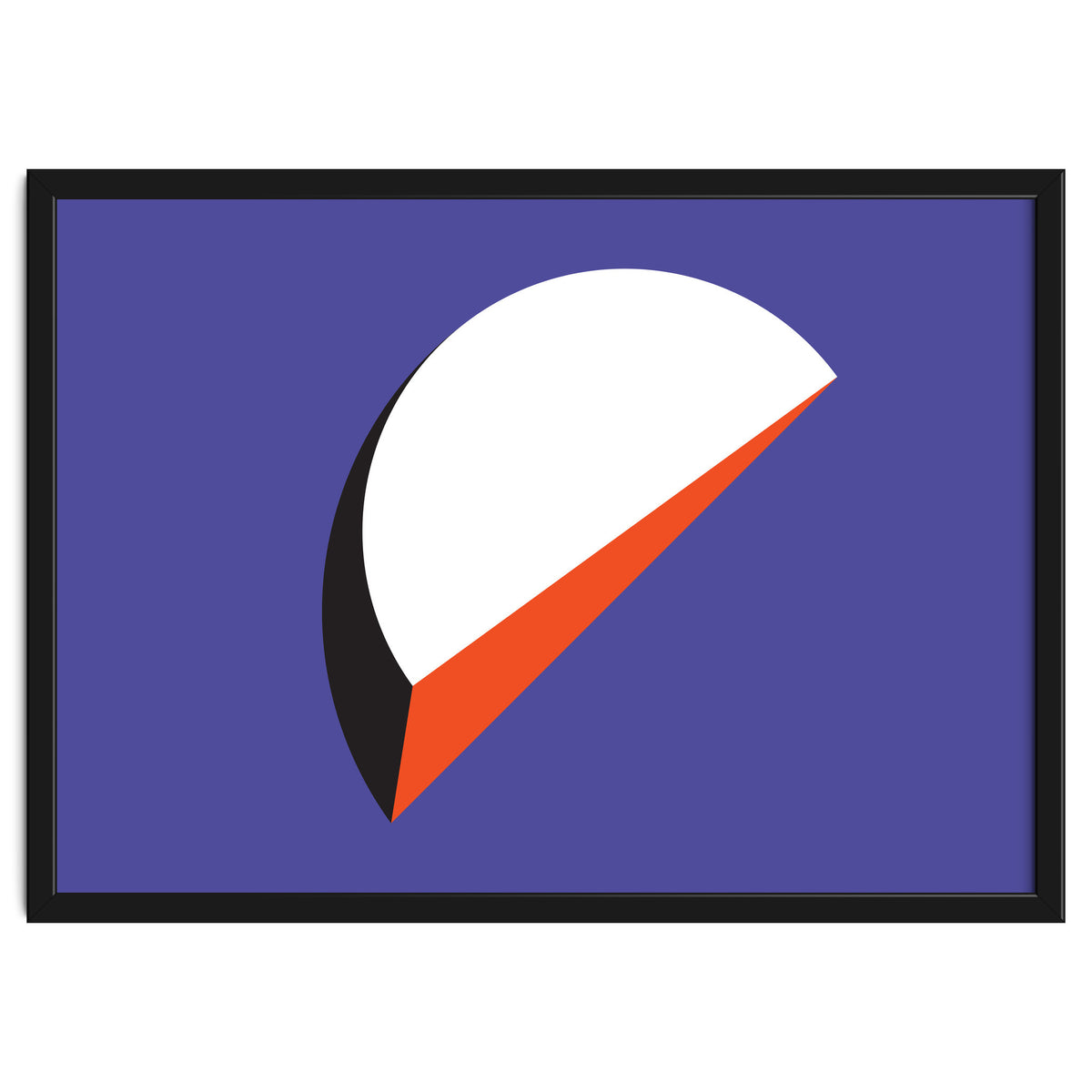 Geometric Shapes No. 37 - orange & purple