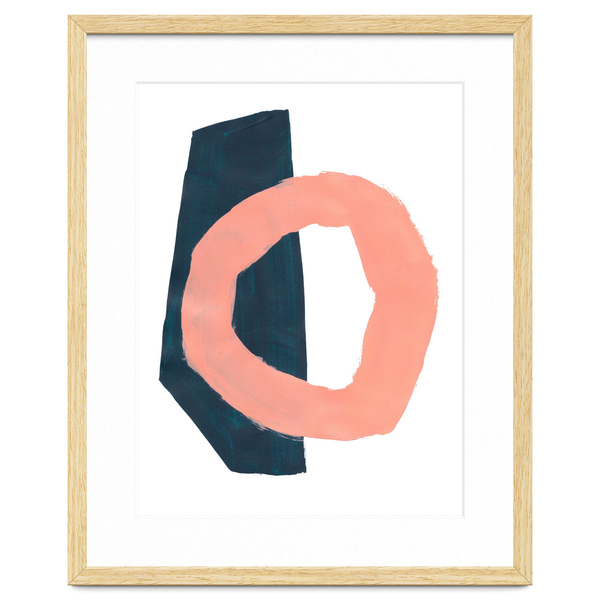 Teal Pillar Salmon Ring