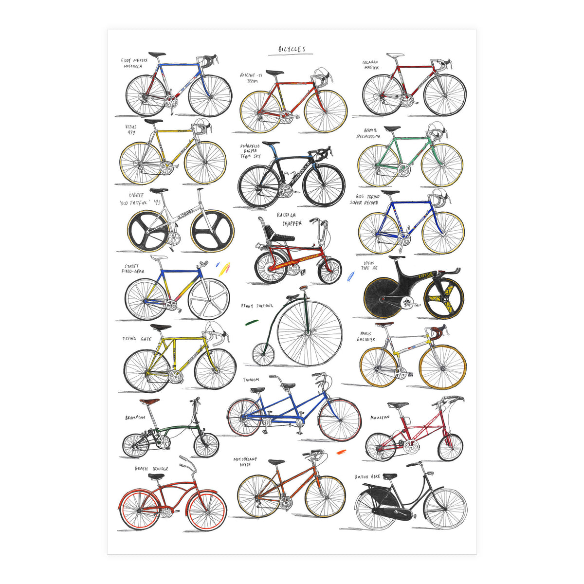 Bicycles (Print Only)