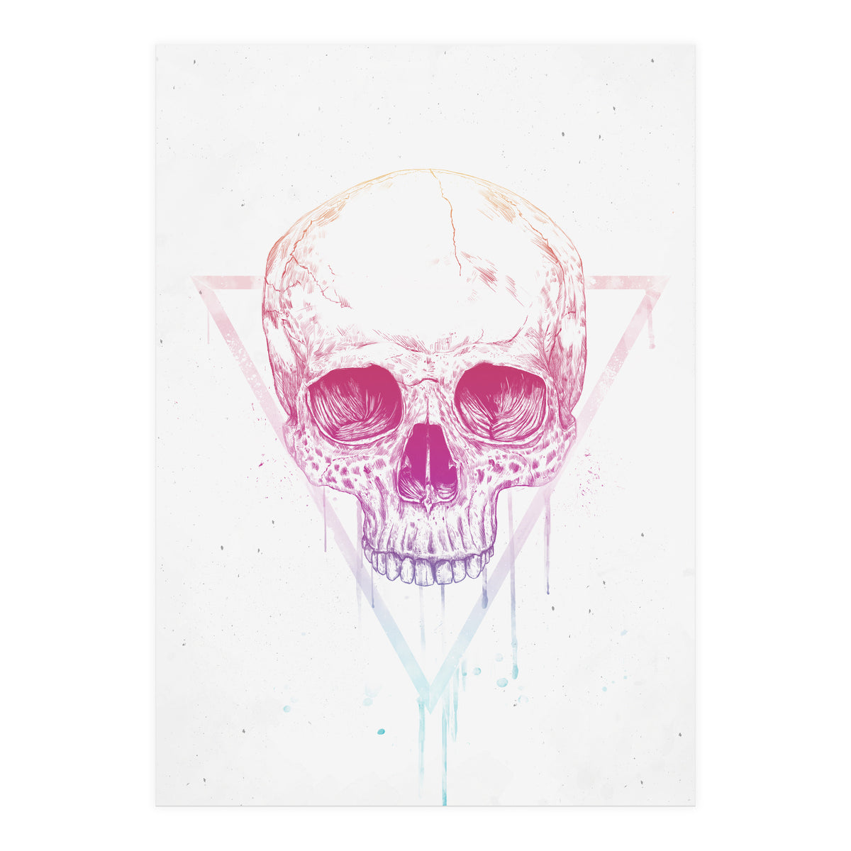 Skull In Triangle (Print Only)