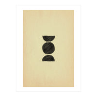 Abstract mid-century modern shapes (Print Only)