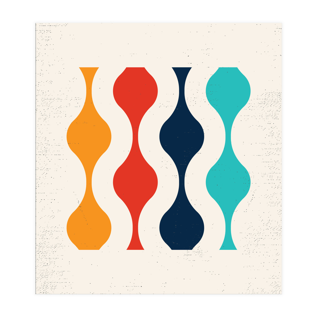 Mid Century Modern Geometry 014 (Print Only)