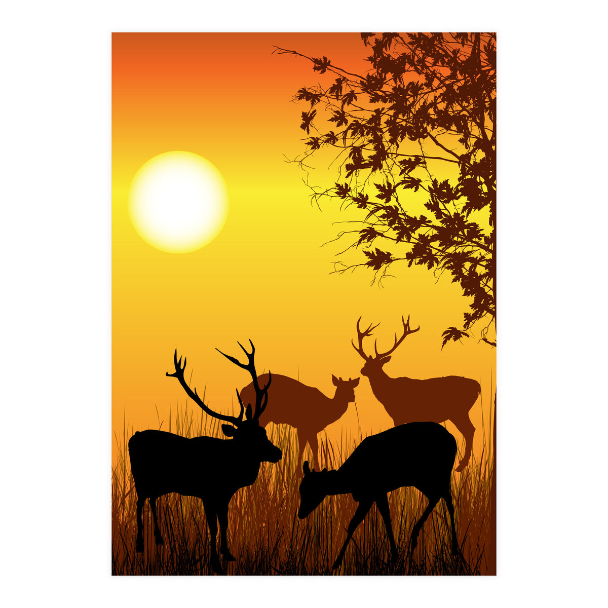 Deer Card (Print Only)