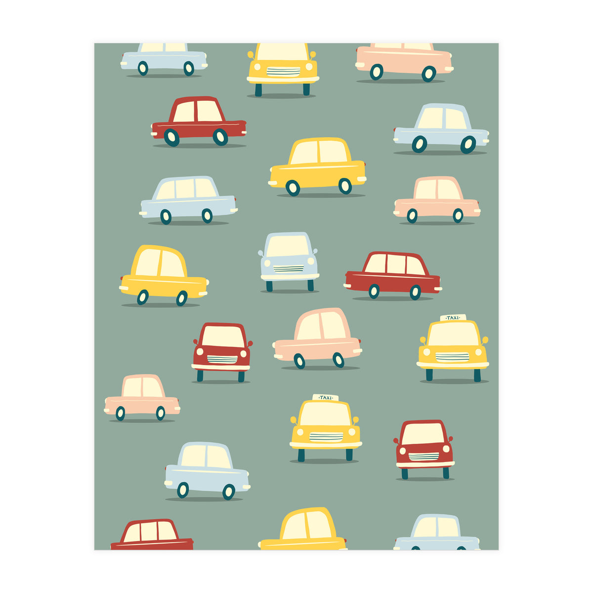 Vintage Cars (Print Only)
