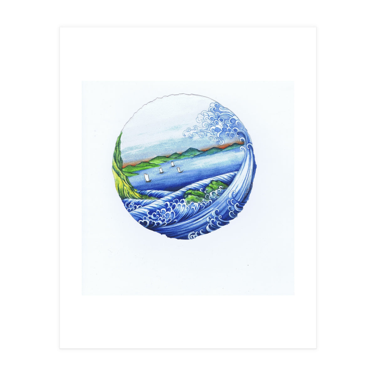 Circle 9 (Print Only)