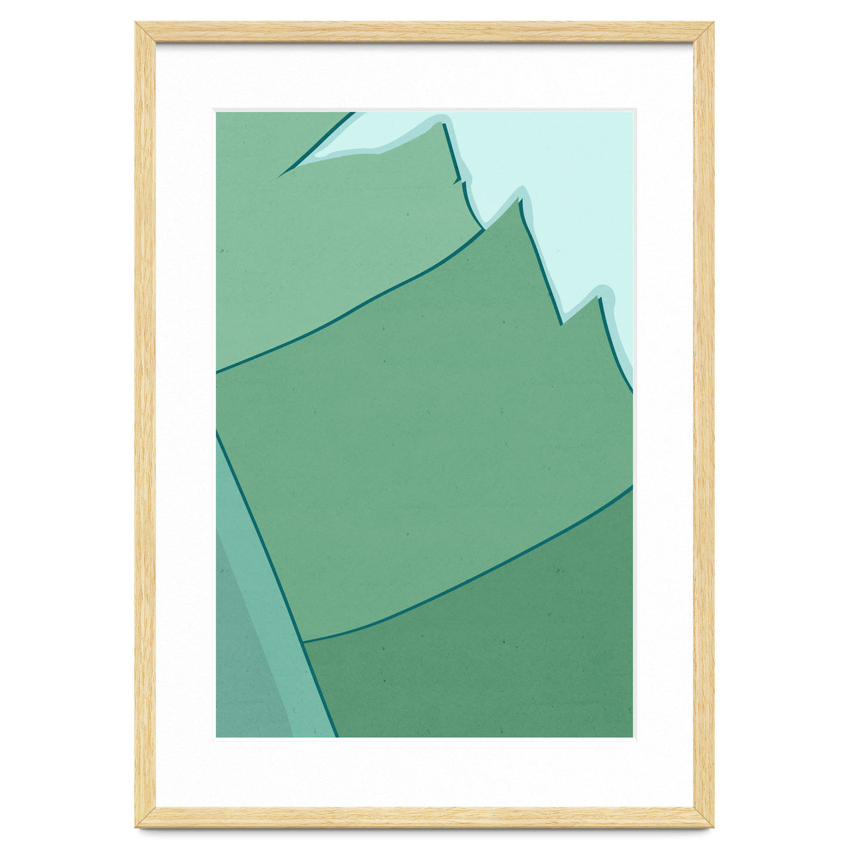 Abstract Banana Leaves Three - Greener Eden