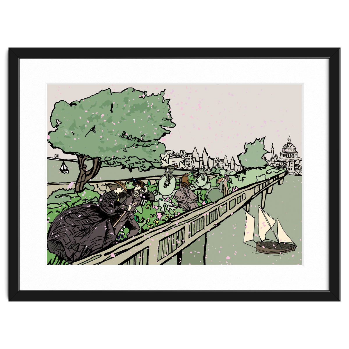 A Windy Day On The Garden Bridge